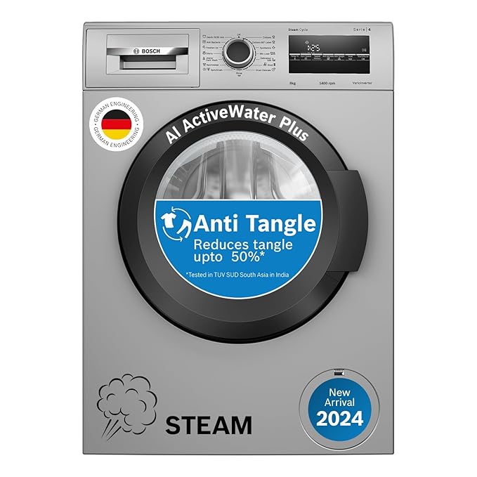 Bosch 8 kg 5 Star Fully-Automatic Front Loading Washing Machine