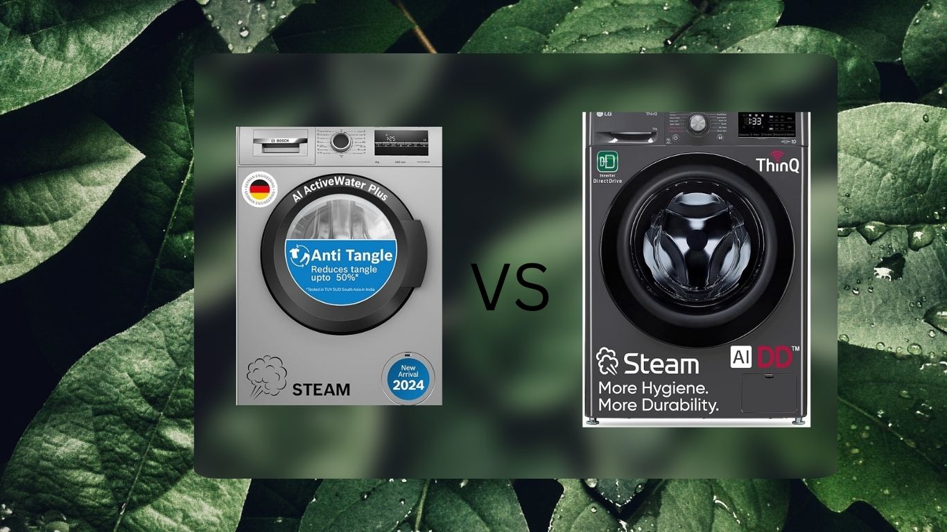 Read more about the article Bosch Vs LG Washing Machine 8kg Front Load: Which Is Better?
